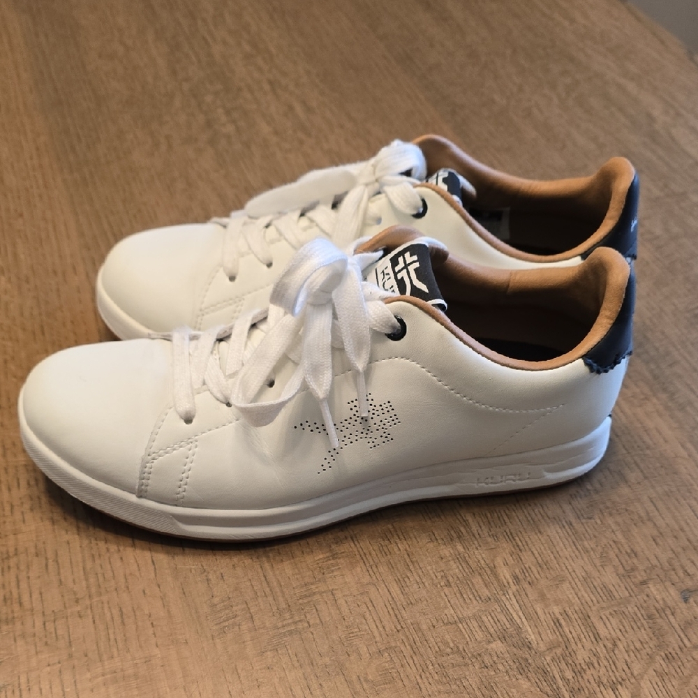 KURU White and Brown Sneakers